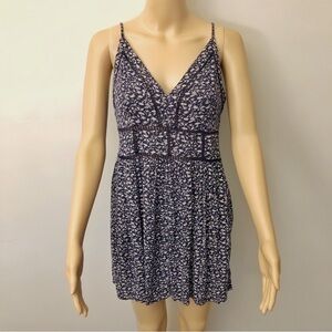 American Eagle Camisoles Boho Floral Cottagecore Sexy Festival Mini Romper Dress